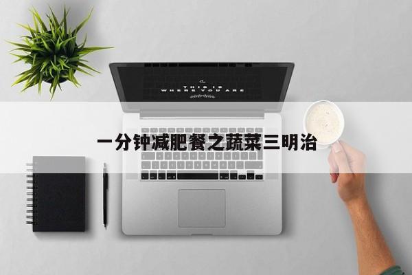 一分钟减肥餐之蔬菜三明治