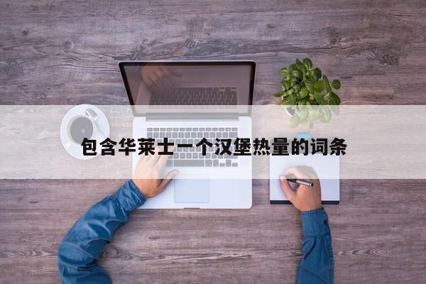 包含华莱士一个汉堡热量的词条